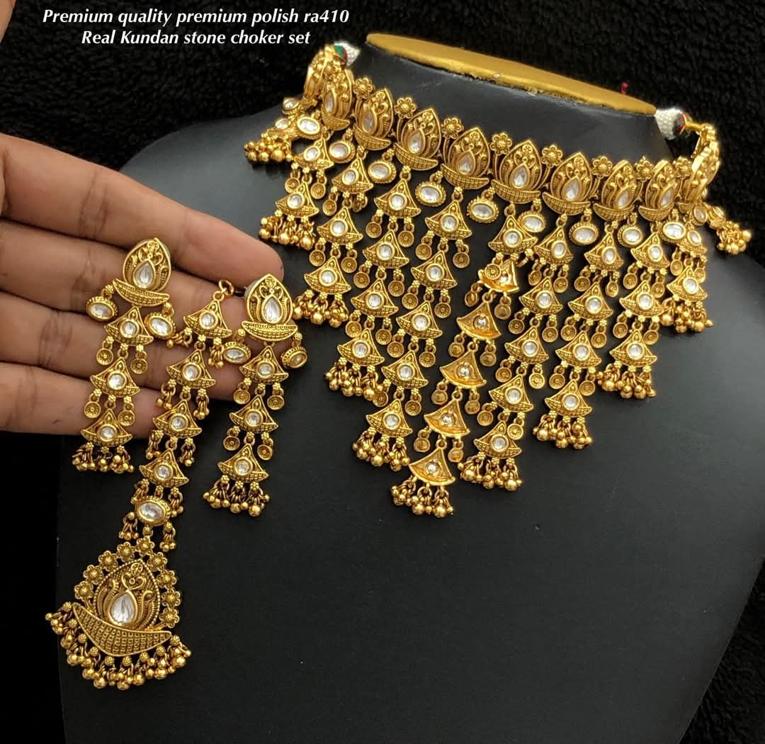 Premium Quality Gold Plated Necklace Set