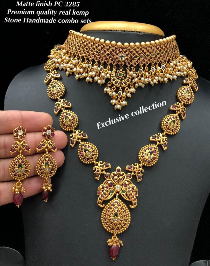 Yogundhara Premium Quality Combo Necklace Set