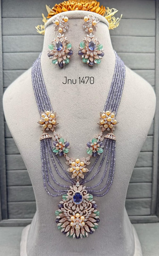 Kasavu Lustre Beauty Necklace Set