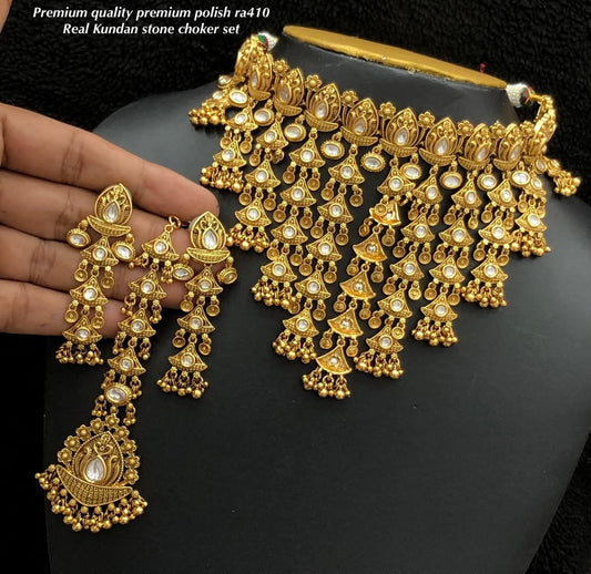 Premium Quality Gold Plated Necklace Set