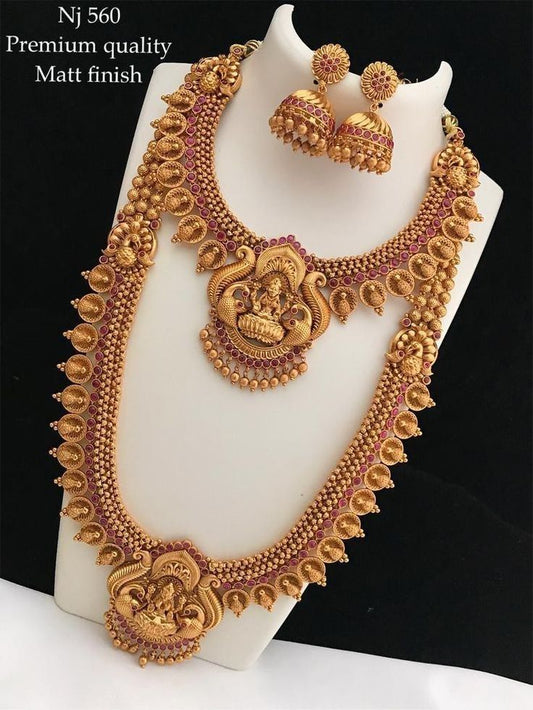 Kathakali Designer Matte Necklace Set